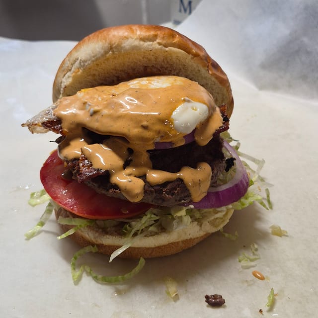 Monster Burger Sandwich.