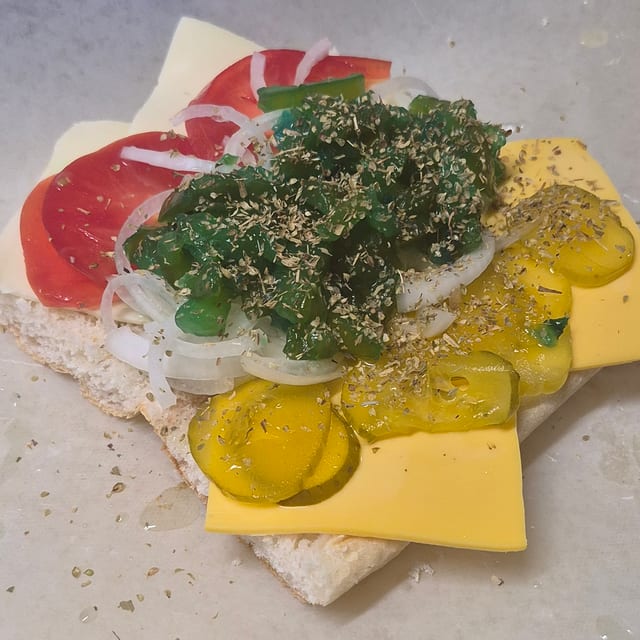 Veggie Hoagie LG.